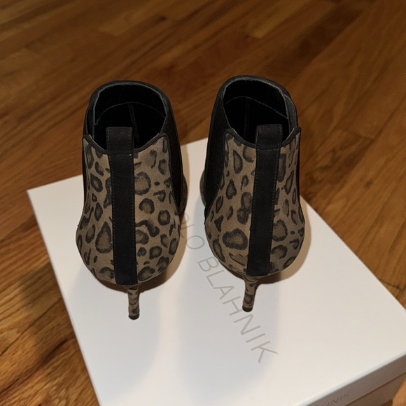 Manolo Blahnik leopard Dildi booties 37.5 - Picture 3 of 6